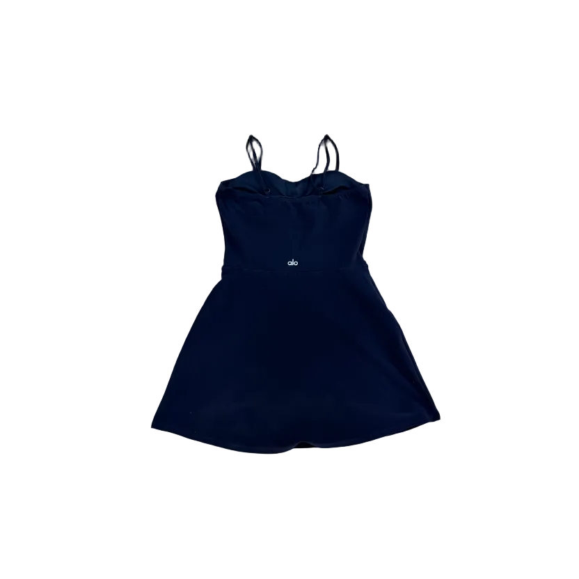 Alo Yoga Airbrush Streamlined Dress – Navy Blue