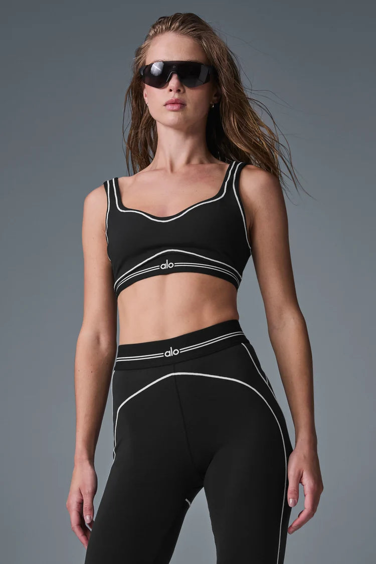 Alo Yoga AirBrush Heart Throb Bra