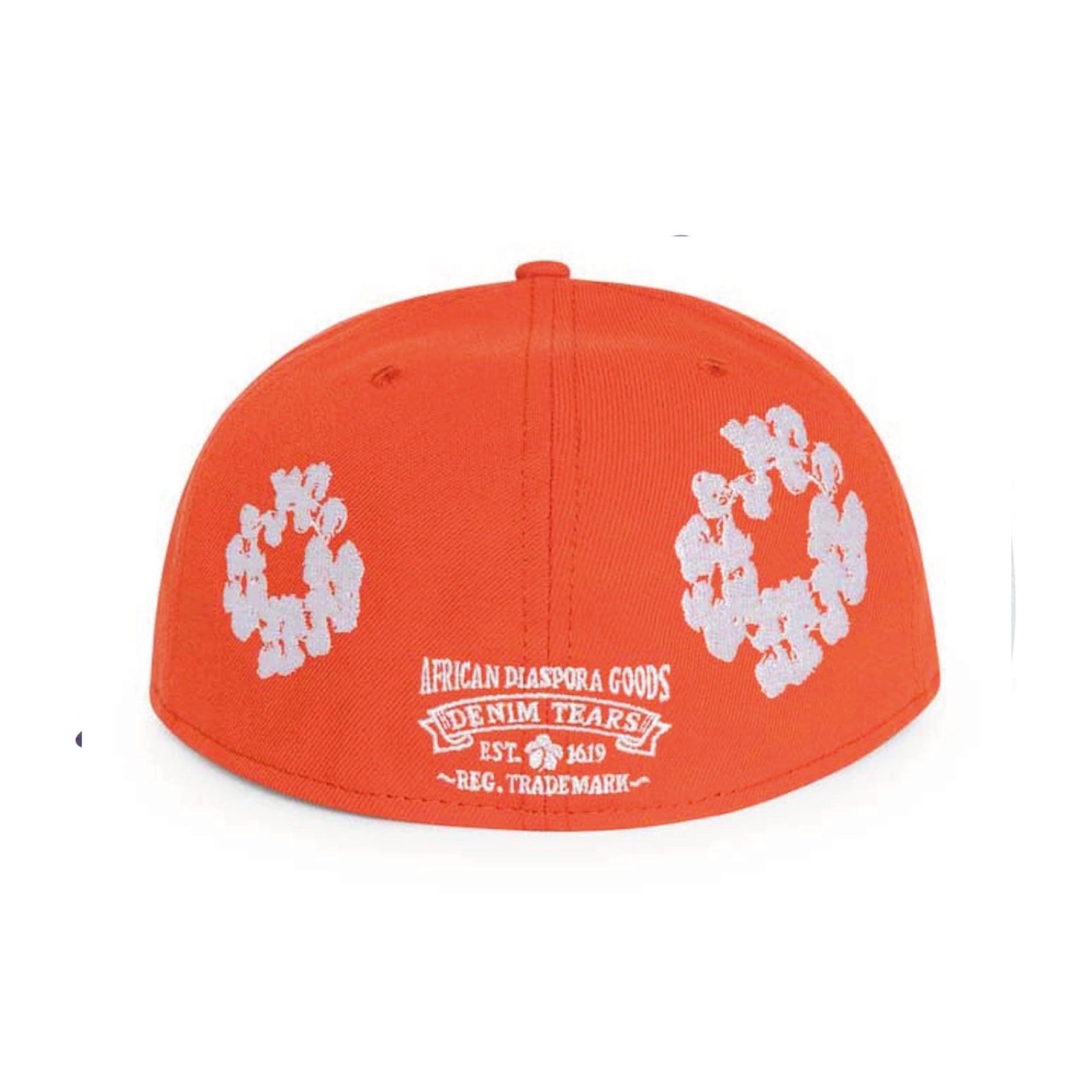 Denim Tears New Era Cotton Wreath 59/50 Cap 'Orange'